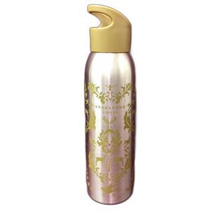 Starbucks 2008 Stainless Steel 16oz Thermos Deer Dove Snowflake Water Bottle